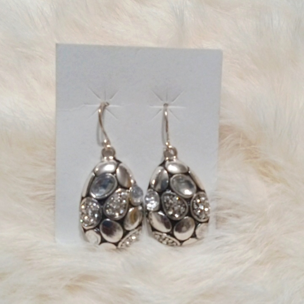 Stainless Steel CZ Earrings
